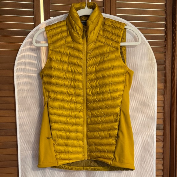 Rab Women's Mustard Quilted Vest - Picture 1 of 5
